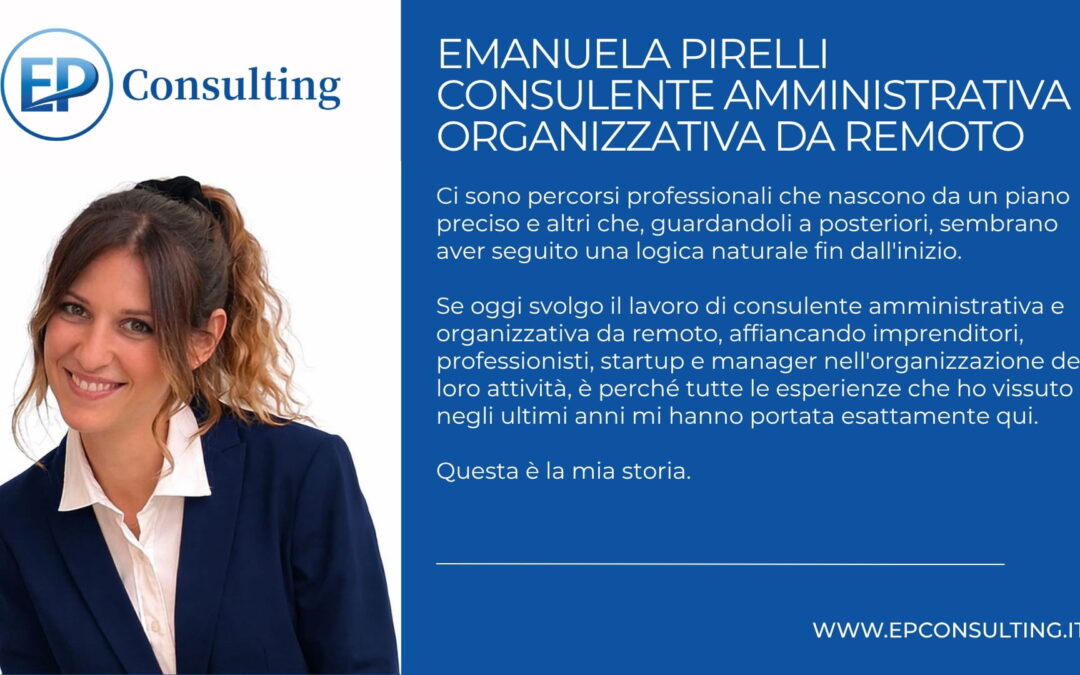 Emanuela Pirelli consulente amministrativa e organizzativa da remoto