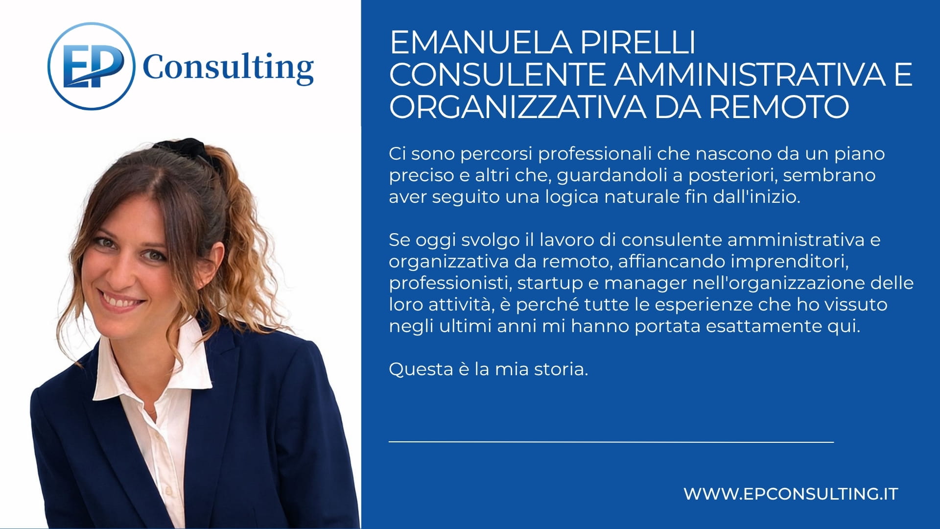 Emanuela Pirelli consulente amministrativa e organizzativa da remoto
